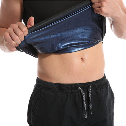 Men's And Women's Corset Violent Sweat Suit Belly Fitness Vest